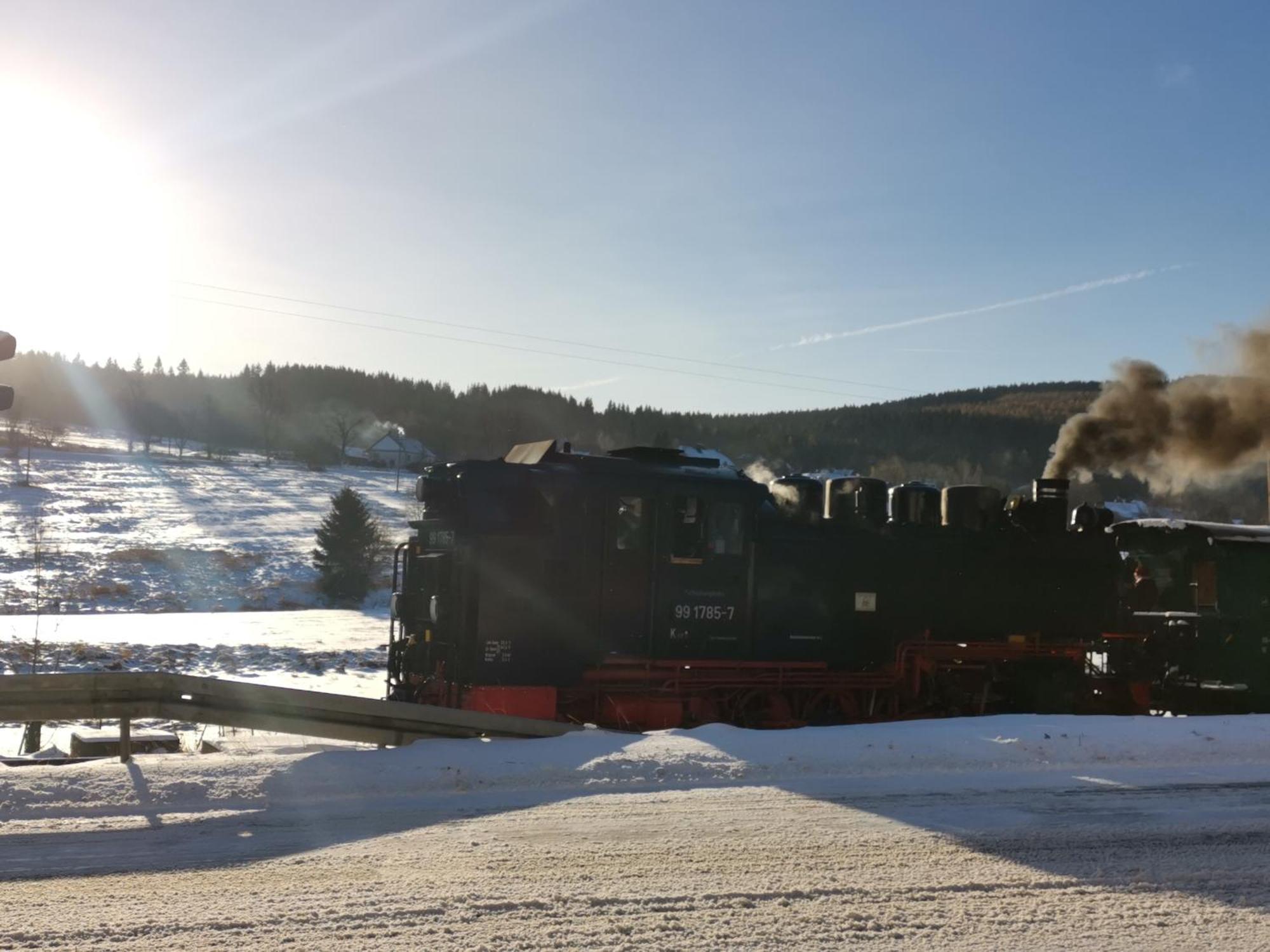 Ferienwohnung Bimmelbahn Blick Oberwiesenthal Eksteriør billede